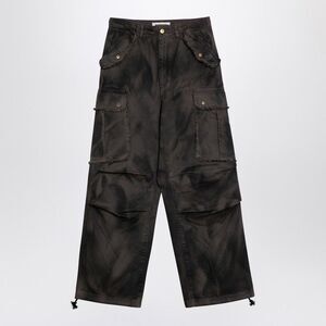 Darkpark Vivi Black Washed Cargo Jeans Women